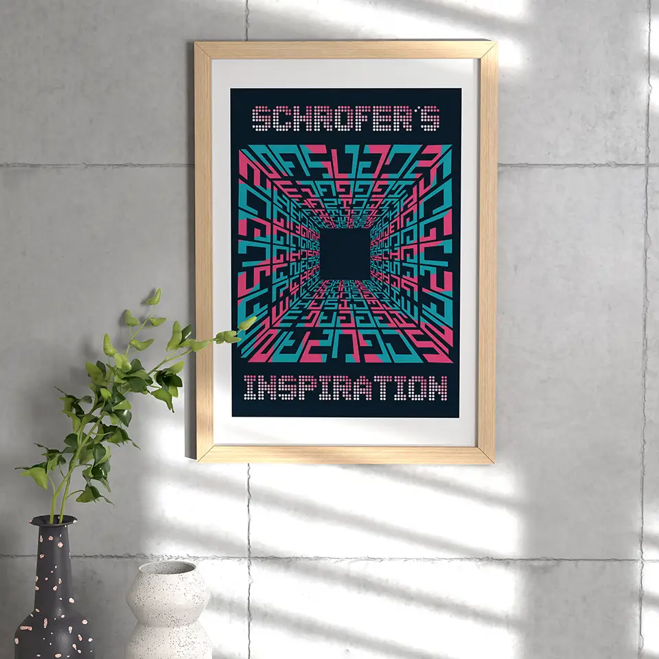 2 cadre avec affiche shrofer's inspiration