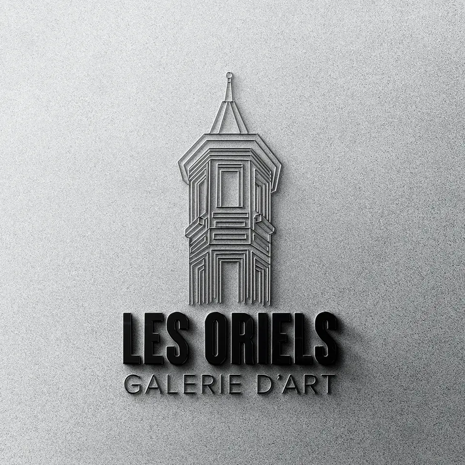 PLAQUE plaque représentant le logo des oriels